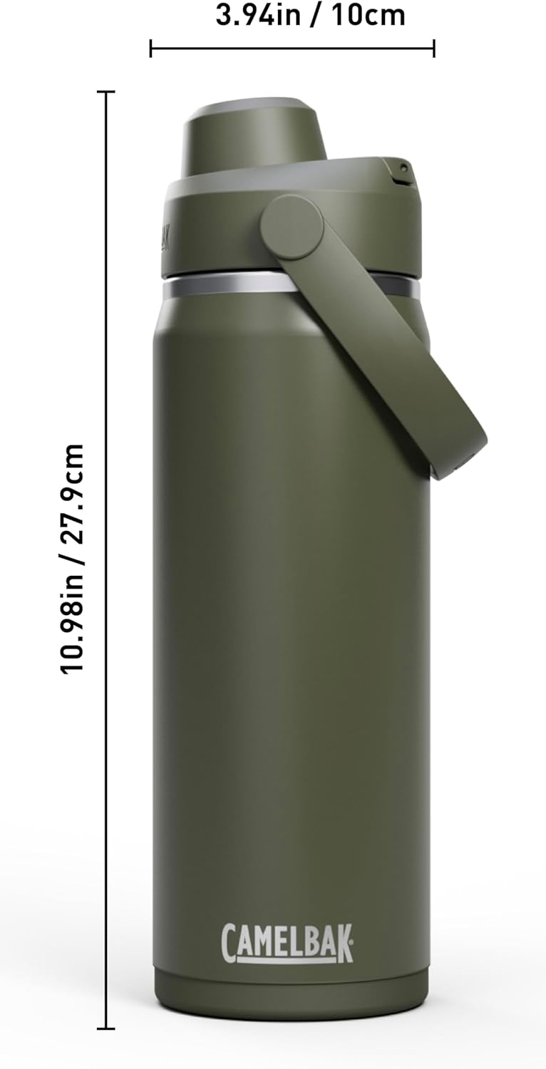 CamelBak Thrive Chug Water Bottle 20oz - Insulated Stainless Steel, Moss - Image 4