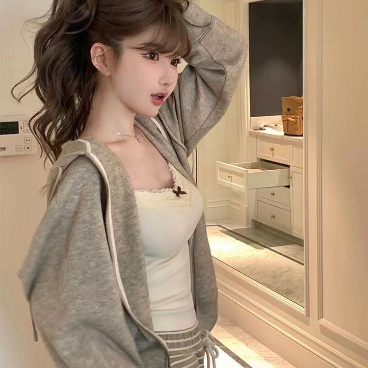 قميص كاميسول مبطن مع دانتيل - Image 3
