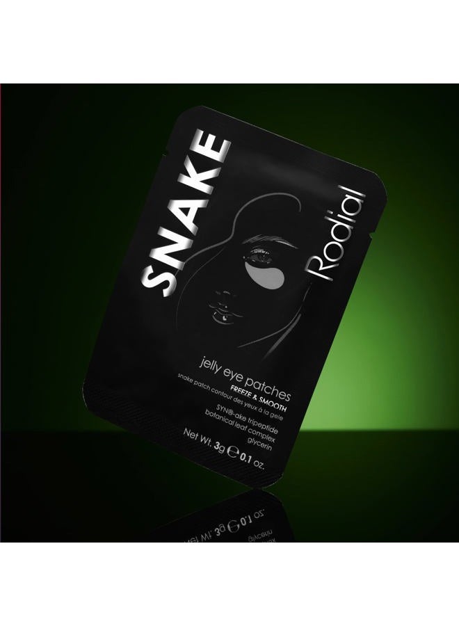Rodial Snake Jelly Eye Patches (1 Sachet), Rejuvenate and Firm, Anti-Puffiness Formula for Under Eyes, Firming and Smoothing Effect, Botanical Extracts for Improving Skin Elasticity - Image 3
