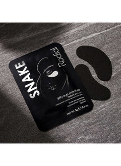 Rodial Snake Jelly Eye Patches (1 Sachet), Rejuvenate and Firm, Anti-Puffiness Formula for Under Eyes, Firming and Smoothing Effect, Botanical Extracts for Improving Skin Elasticity  - Image 2