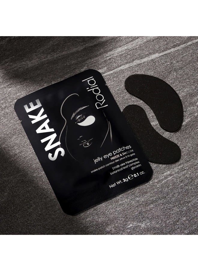 Rodial Snake Jelly Eye Patches (1 Sachet), Rejuvenate and Firm, Anti-Puffiness Formula for Under Eyes, Firming and Smoothing Effect, Botanical Extracts for Improving Skin Elasticity - Image 2