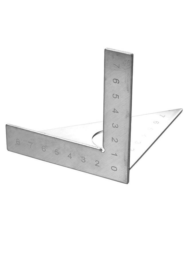 NIBEMINENT Triangular Wood-Working Carpenter Ruler Silver  - Image 2