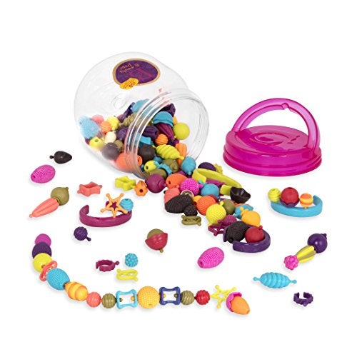 B. Toys ب. ألعاب – بوب آرتي! 150 قطعة – مجموعة صنع المجوهرات – مجموعة خرز بوب سناب الإبداعية للأطفال – مجموعة صنع المجوهرات بنفسك – قلائد، خواتم، أساور – 4+ سنوات - Image 1