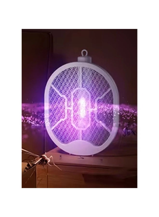 WEIDASI Foldable 2 in 1 Electric Mosquito bat Swatter Racket for Indoor & Outdoor USB Rechargeable with LED - Image 4