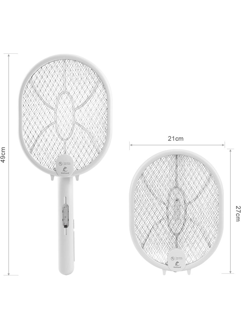 WEIDASI Foldable 2 in 1 Electric Mosquito bat Swatter Racket for Indoor & Outdoor USB Rechargeable with LED - Image 3