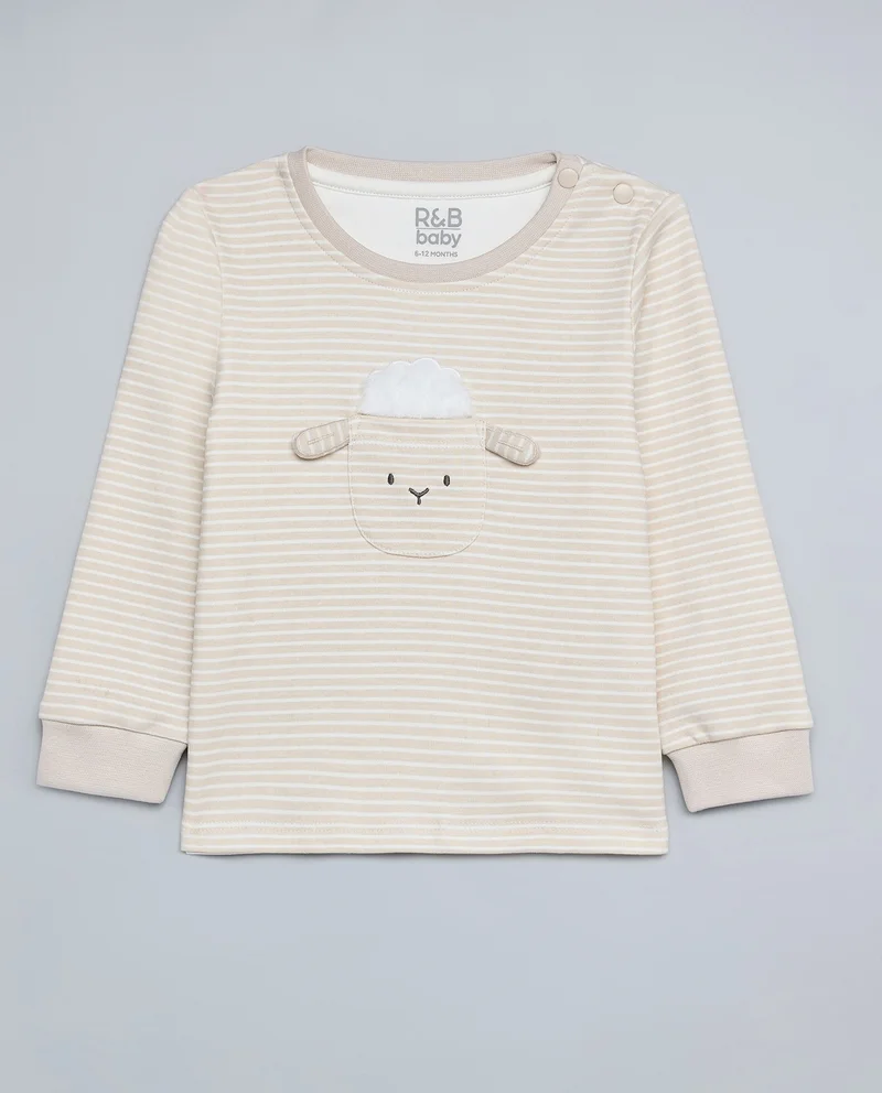 أر أند بي Appliqued Clothing Set
