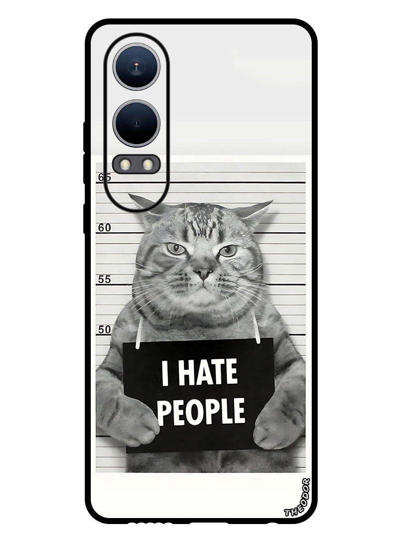 Theodor Protective Case Anti Scratch Shock Proof Bumper Cover For Oppo K12x (China) i Hate People - Image 1