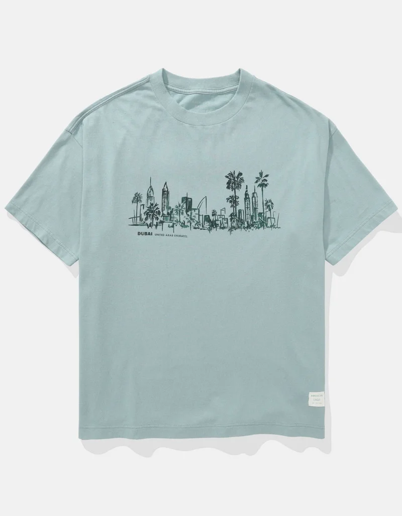 American Eagle  AE Destination Graphic T-Shirt for Men | Best Price UAE