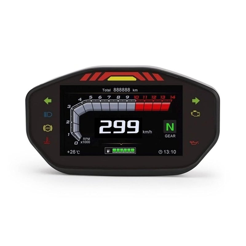 DEMULAX Universal LCD TFT Digital Speedometer - Image 1