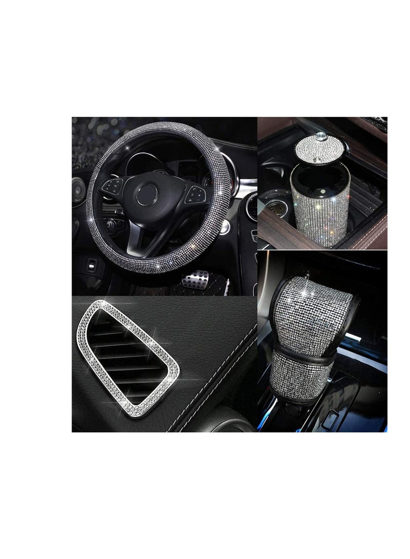 Bling Bling Crystal Rhinestones Sticker, DIY Car Decoration Sticker, Self-Adhesive Glitter Rhinestones Crystal Gem Stickers for Car and Gift Decoration, 9.4 x 7.9 Inch 12000 Pieces - Image 2