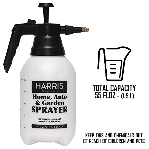 HARRIS Continuous Hand Pump Pressure Sprayer for Home, Lawn, Garden, Car Detailing and More, 1.5L - Image 5