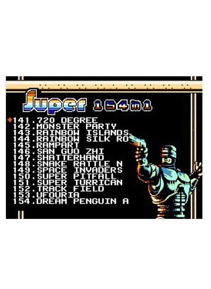 general 154 In 1 Retro Game FC Cartridge For Family Computer 8 Bit Muilt Game Cartridge Famicom - Image 3