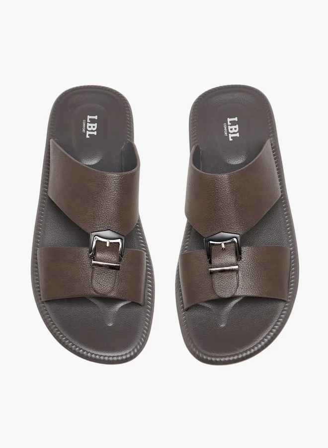 LBL by Shoexpress Men Buckle Detail Arabic Sandals