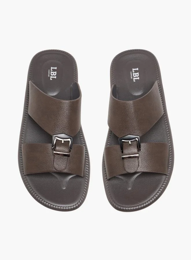 ال بي ال من شو اكسبرس Men Buckle Detail Arabic Sandals