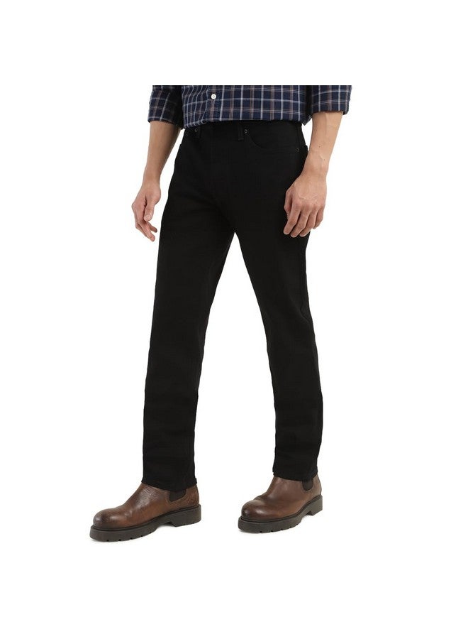ليفايز بنطلون جينز 511 Slim Fit Mid-Rise للرجال من Levi's باللون الأسود - Image 3