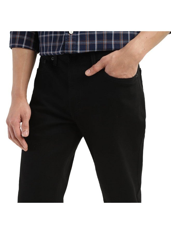 ليفايز بنطلون جينز 511 Slim Fit Mid-Rise للرجال من Levi's باللون الأسود - Image 4