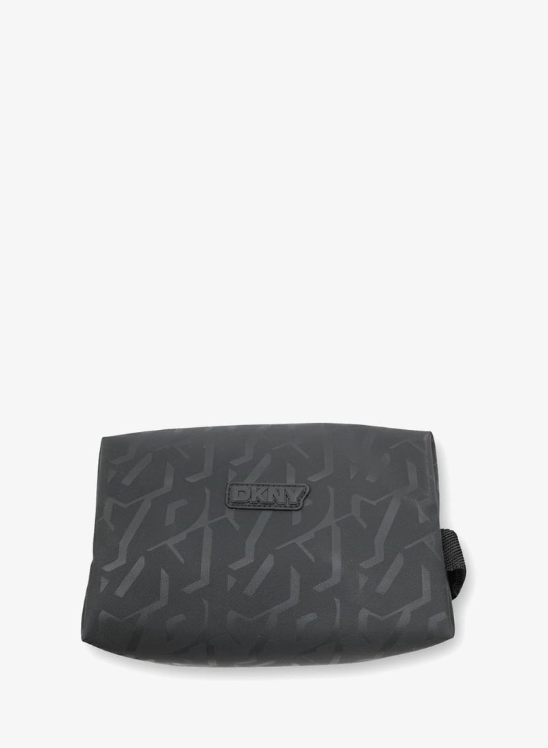 DKNY Compact Dopp Kit | Multi-Purpose Travel & Daily Organizer for Men | Color Black (DKNY-5136) - Image 1