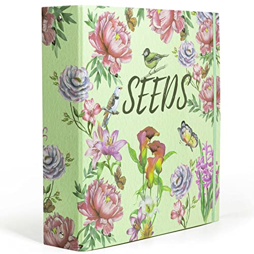 tutata Seed Organizer Garden Seeds Storage Clear Sheet Protectors with 8.5x11 Binder, Seed Packet Organizer Kit - Image 3