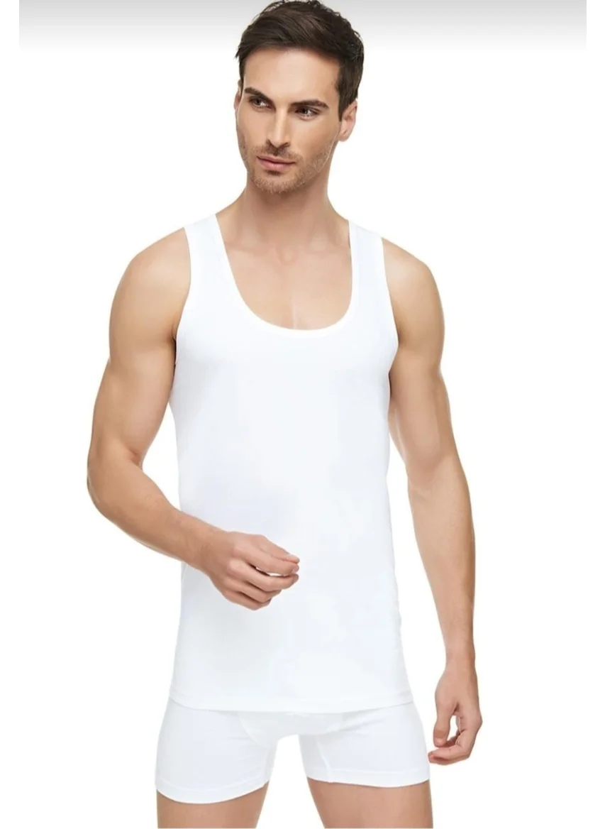 Tutku Elit Passion Elite 1001 Passion Elite Men's Cotton Undershirt White 3 Piece