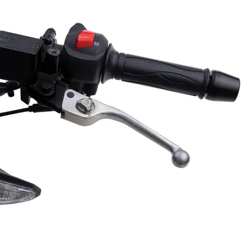 TVS Bike Adjustable Brake Lever for BS6 RTR Bikes, Ajustable CAM for 3 Position, 14mm Travel, Handle Guard Aluminium Material, Silver - Image 3