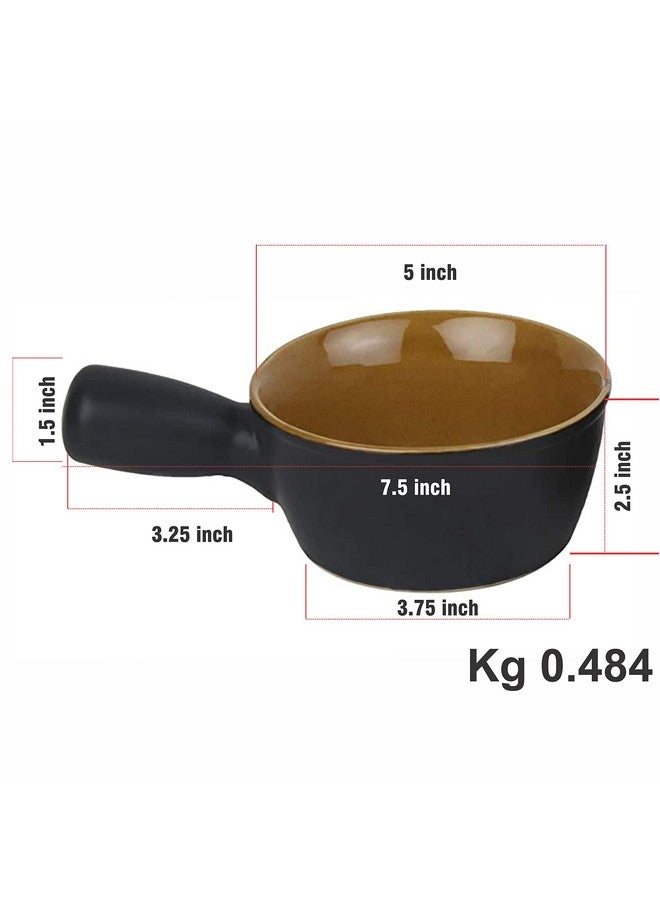 Pure Source India فوندو سيراميك من مصدر نقي - أسود (السعة - 450 مل) - Image 4