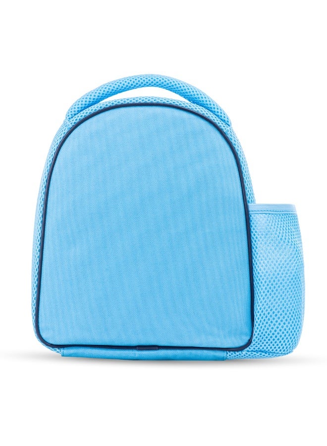 Nova kids مجموعة حقيبة غداء نوفا للأطفال مع صندوق غداء وزجاجة ماء - أزرق مكان العمل - Image 4