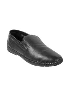 Mochi Mochi Men Black Leather Loafer UK/9 EU/43  - Image 1