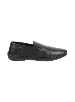 Mochi Mochi Men Black Leather Loafer UK/9 EU/43  - Image 2