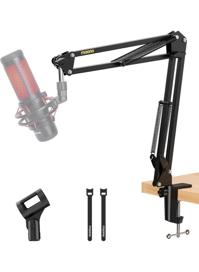 ماونو BA20 ذراع تعليق ميكروفون قابل للتعديل – حامل مكتب لمايكات USB و XLR - Image 1