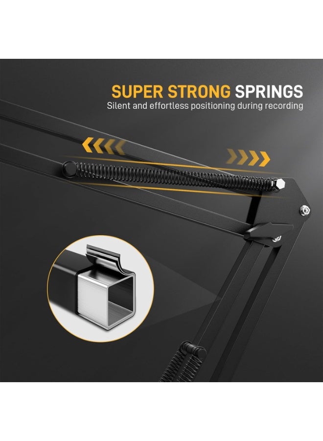 ماونو BA20 ذراع تعليق ميكروفون قابل للتعديل – حامل مكتب لمايكات USB و XLR - Image 5