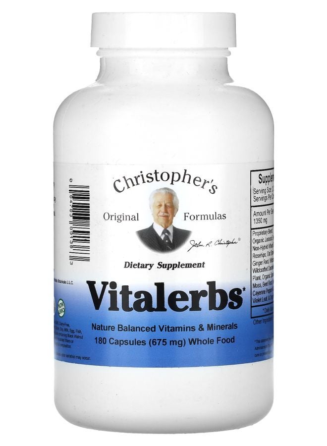 Vitalerbs 675 mg 180 Capsules