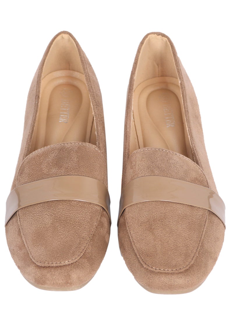 Better Women's Ballerina Shoes khaki - Image 2