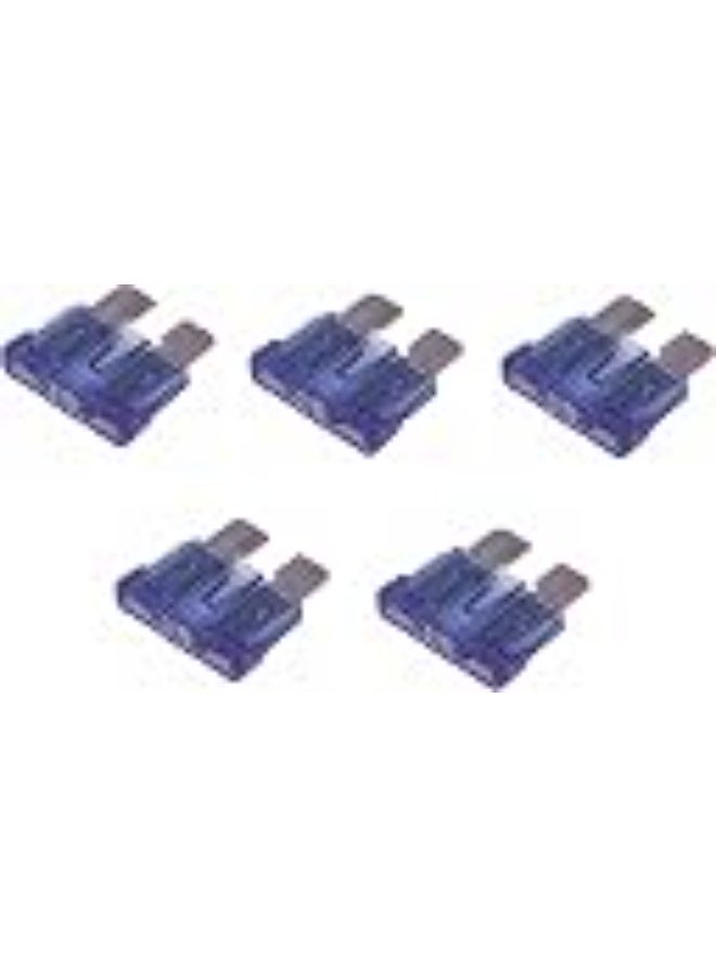Lynacz Original 15 AMP ATC Car Fuse Set of 5 – Automotive Blade Fuse for Car Protection, Overload Safety, Short Circuit Protection, Universal Fuse Replacement, Blue Plastic Durable High Performance - Image 1