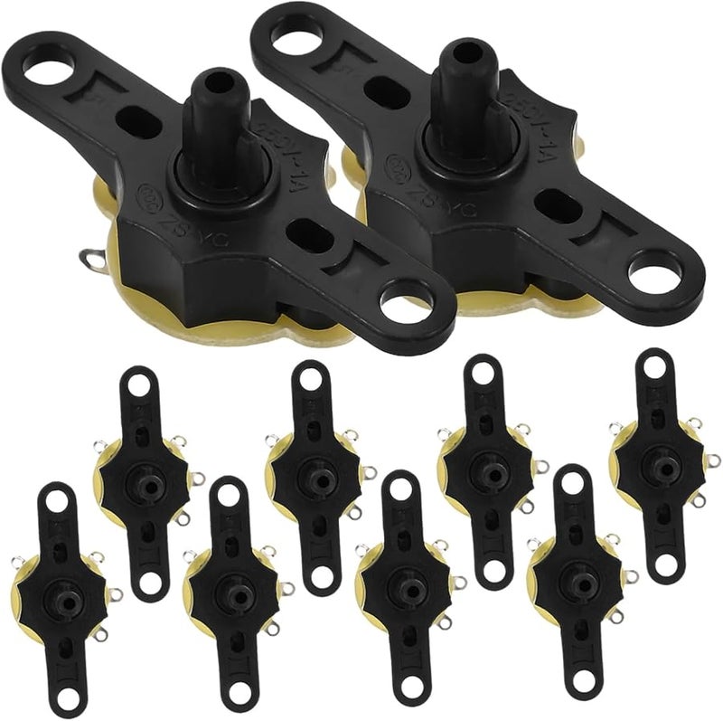 10 قطعة من مقابض تحكم سرعة مروحة السقف قابلة للدوران قطع كهربائية بديلة - Image 2