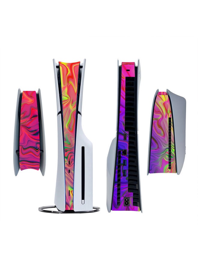 Loquat Applicable To PS5 SLIM CD-Rom Version Sticker Digital Version PS5SLIM Cartoon Frosted Film Without Glue-Color:P5SCBQB-0031 - Image 1