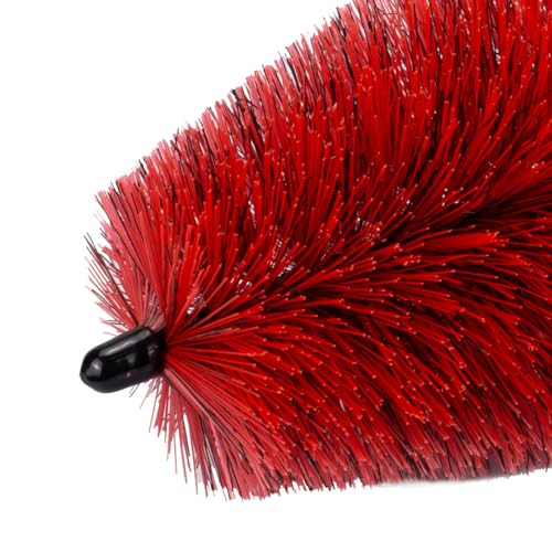 Maxshine 10" Universal Bristle Wheel & Rim Brush – Quick, Safe & Efficient Cleaning for Wheels, Rims, Exhausts & Engine Bays – Short PP Handle – Car Detailing Tool for Cars, Trucks & SUVs - Image 2