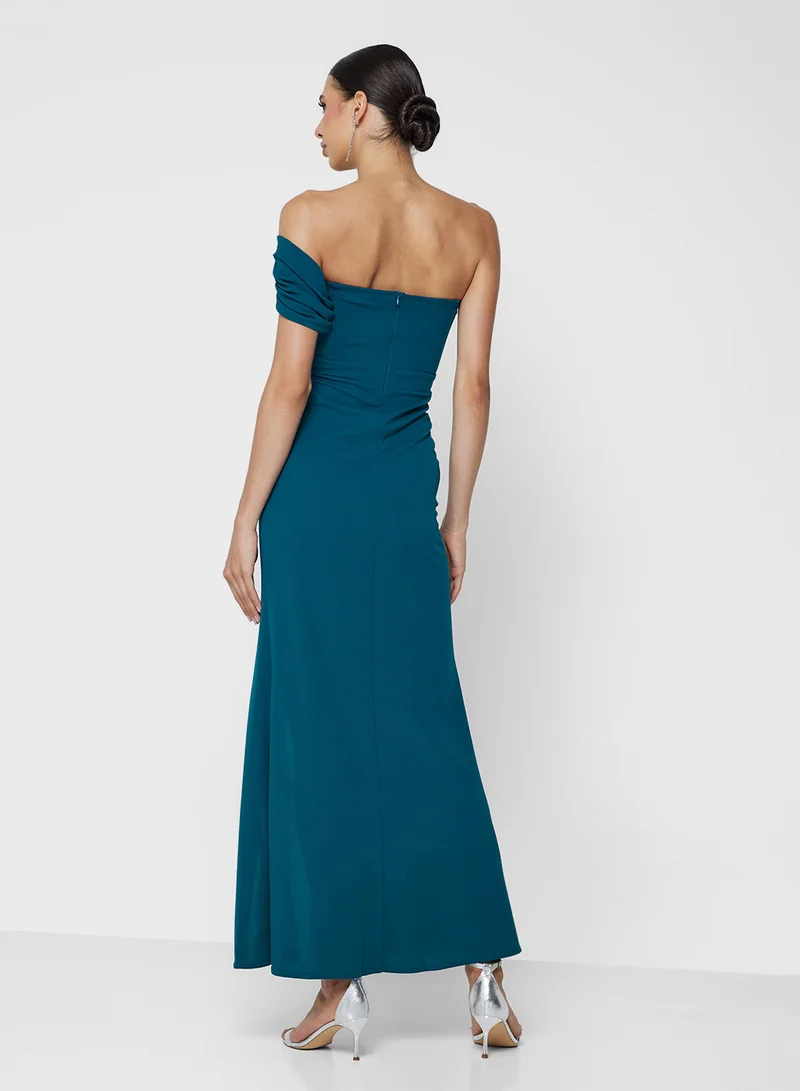 TFNC Roshina Side Slit Maxi Dress