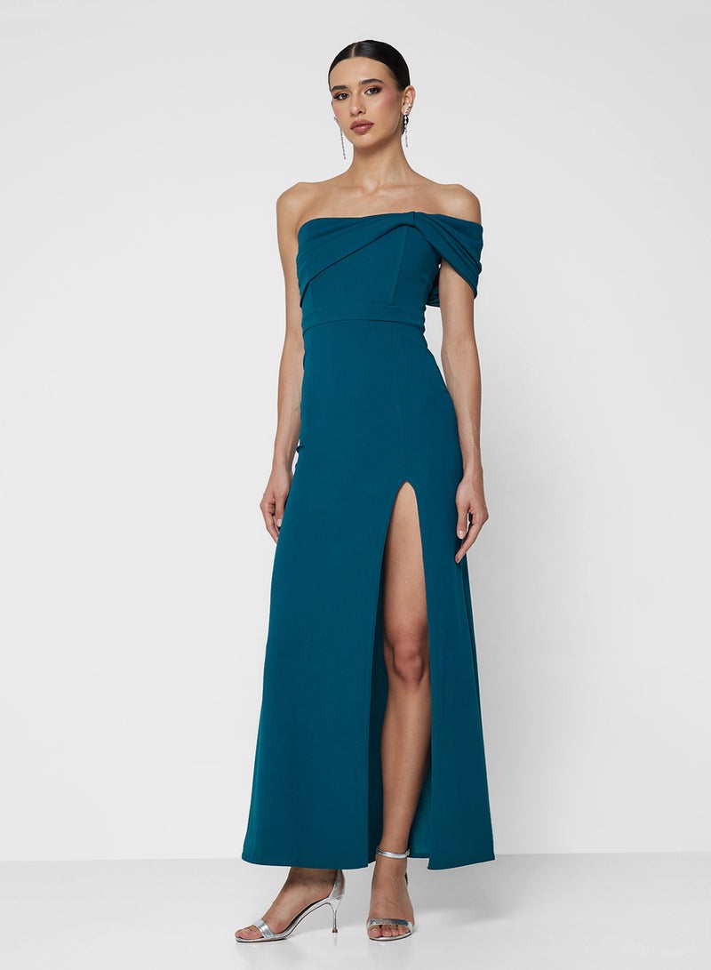 TFNC Off-shoulder Maxi Dress - Image 4