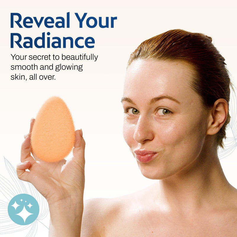 HartFelt [10 Pack] Gentle Exfoliating Facial Sponge for Face - Daily Cleansing Scrubber - Buf Dirt Away with Puf styled Reusable Face Pads for Removing Makeup, Dirt, and Dead Skin - Image 3