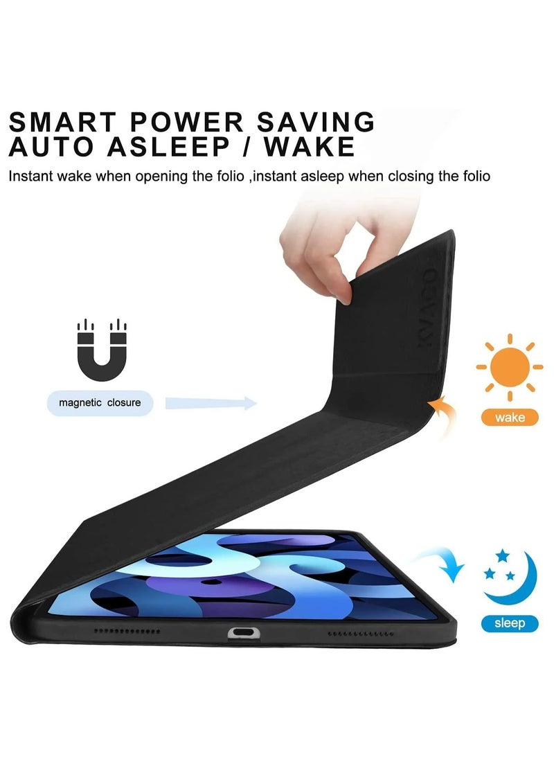 TWEGGON Keyboard Case with Touchpad for Apple iPad Pro 11" 4th/3rd/2nd/1st Generations 2022/2021/2020/2018 Models Builtin Pen Holder Black  - Image 5