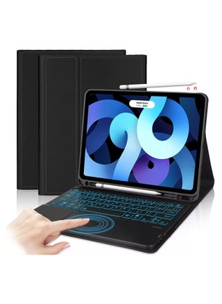 Keyboard Case with Touchpad for Apple iPad Pro 11" 4th/3rd/2nd/1st Generations 2022/2021/2020/2018 Models Builtin Pen Holder Black - pzsku/Z2E9AF55A711B0EA9BE67Z/45/1746222666/4c3d2870-588b-4a0c-9dce-b175b2cb600b