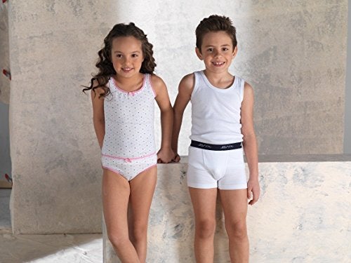 Brix Boys' White Tank top 100% Cotton - Super Soft Undershirts 4-Pack tees. - Image 3