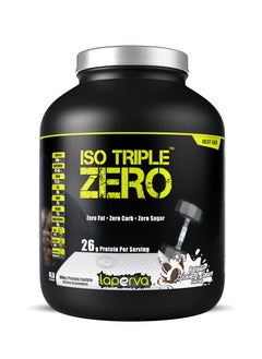 Iso Triple Zero Whey Protein Isolate Belgian Cookies and Cream Flavor 4Lb