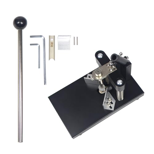 CNCTOPBAOS Corner Rounder Cutter Machine,R6mm R10mm Metal Dies Manual Corner Rounder Punch,30mm Thickness Heavy Duty Paper Card Arc Cutting Fillet for ABS Plastic,Aluminum Sheet,Office,Business,PVC - Image 2