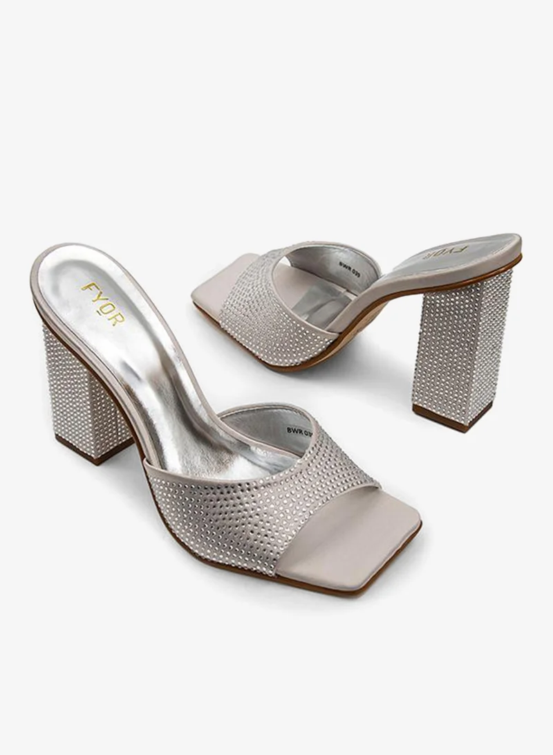 Fyor  Diamante Detail Sandal BWR 039 for Women | Best Price UAE