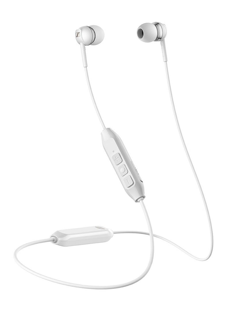 Sennheiser - Sennheiser CX 150BT Bluetooth 5.0 Wireless Headphone - 10-Hour Battery Life, USB-C Fast Charging, Two Device Connectivity - White - Image 1