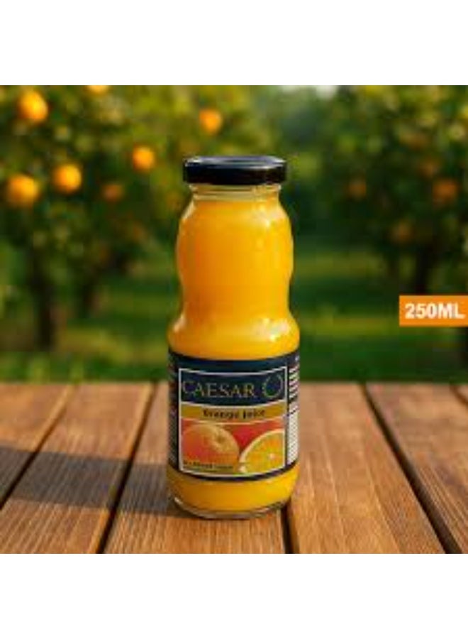 Caesar Orange Juice, 250ml – Pack of 6| Refreshing Citrus Drink | Sweet & Tangy Orange Juice for Kids & Adults - Image 2