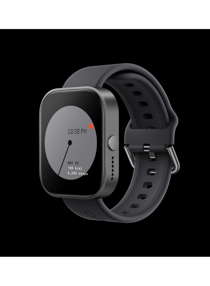 CMF Pro Smart Watch Battery saving mode up to 13 days 340mAh Bluetooth connection Dark gray color Water resistant - Image 1