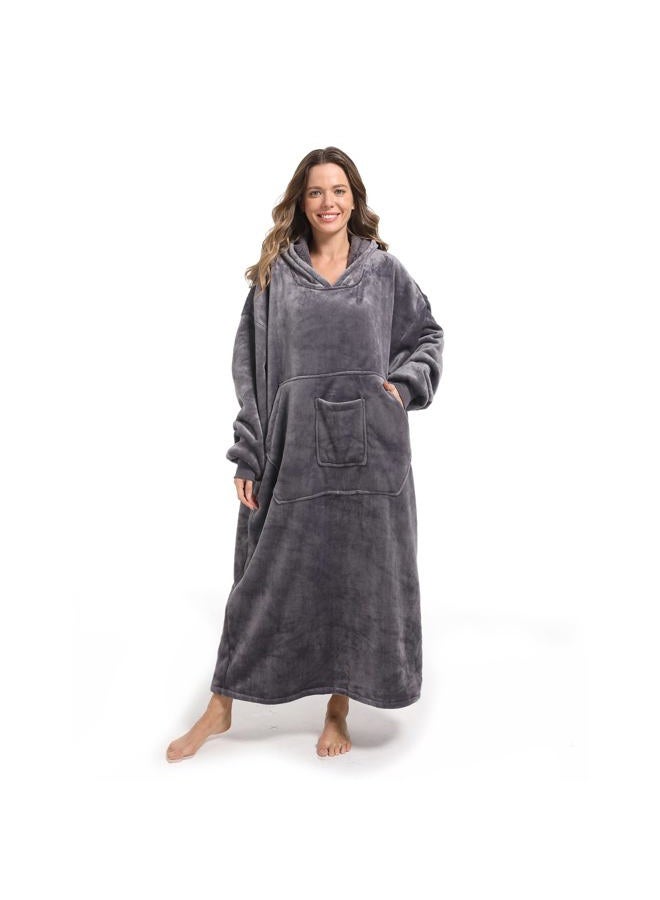 SANDOLONI Comfy Blanket Hoodie, Oversized Wearable Blanket Hoodie, Soft Sherpa Fleece Hoodie, Christmas Hoodie Blanket Gifts for Women Men and Adults, Stay Warm and Cozy. - Image 1