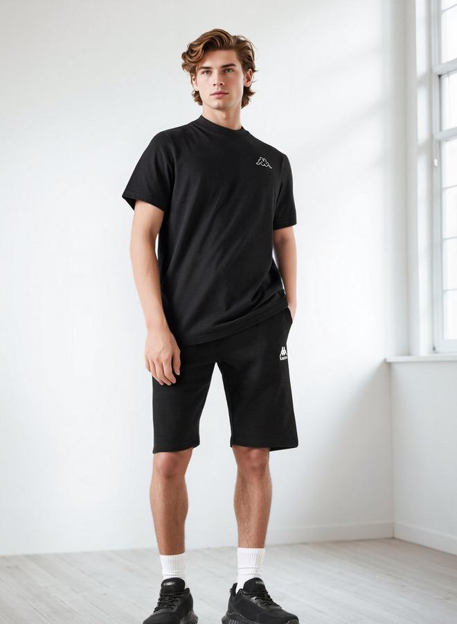 Kappa Relaxed Fit Shorts with Drawstring Closure and Pocket Detail - Image 2